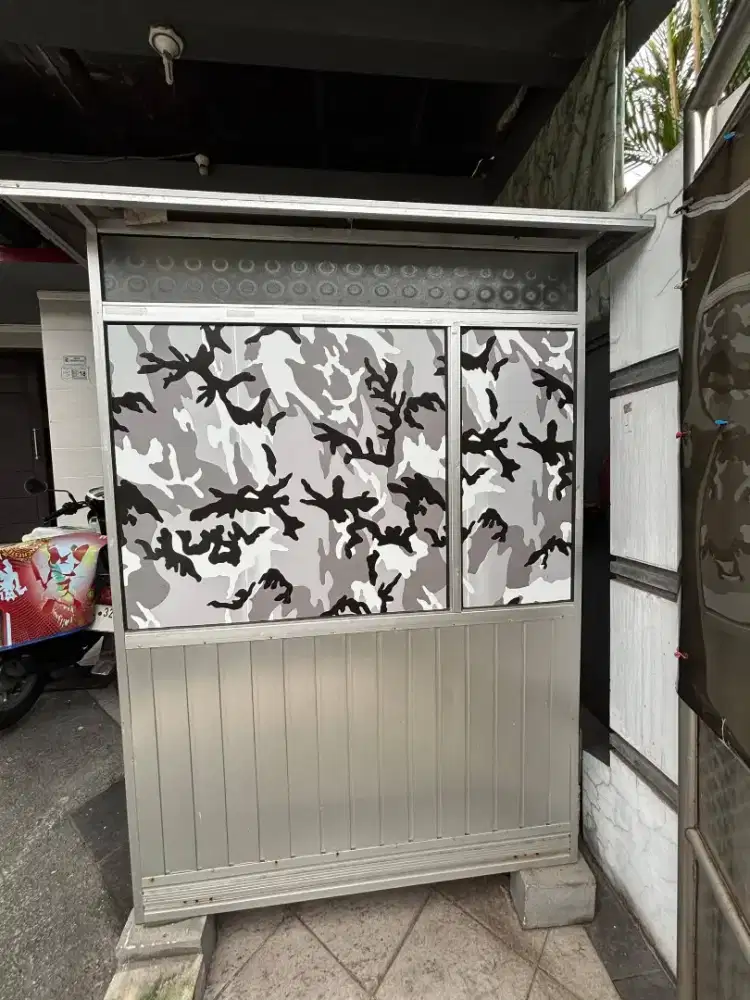 Rombong aluminium second UK 120x60x180 cm
