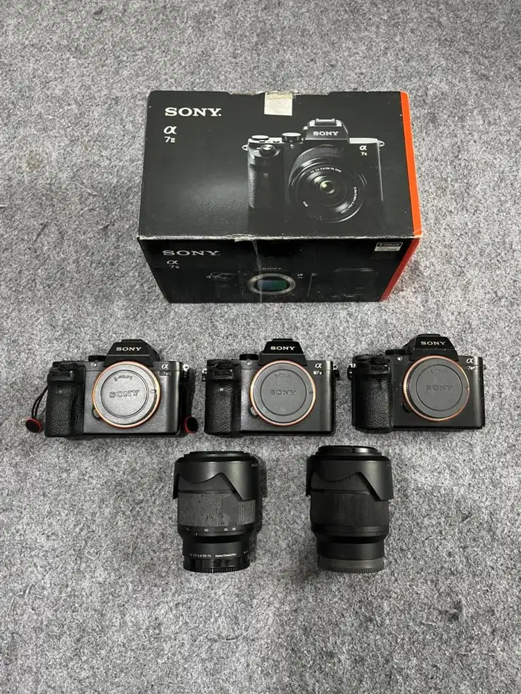 kamera sony a7ii a7 mark ii & lensa kit 28-70