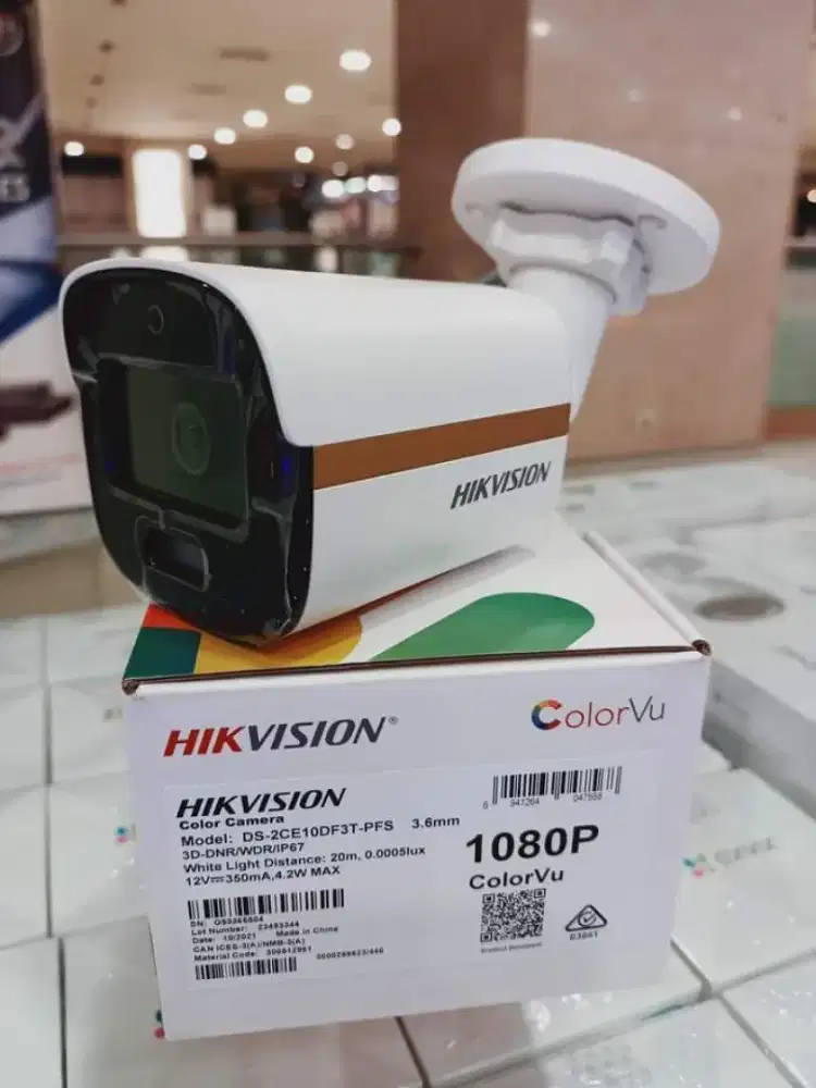 Paket cctv murah hikvision ColorVu malam tetap berwarna