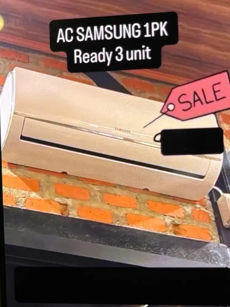 SAMSUNG AC 1 PK BEKAS. SEPERTI BARU. 3 UNIT READY