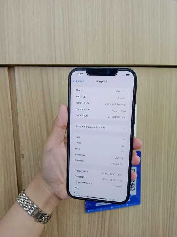 Iphone 12 PM 256GB All operator Gagal Aktivasi