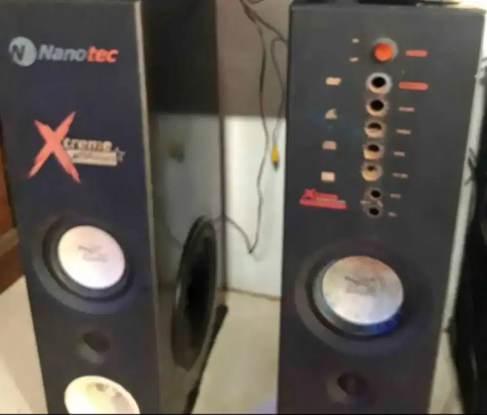 Speker pasif merek nanotec sepasang suara mantabb