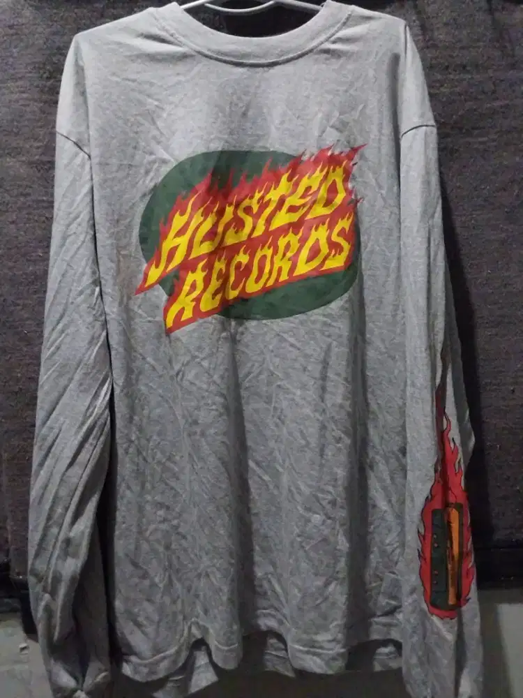 Kaus Panjang Abu Pria