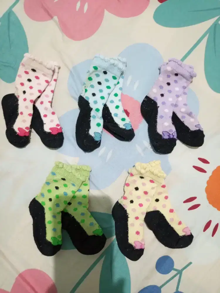 kaos kaki bayi second motif lucu usia 4-5bln 5pasang