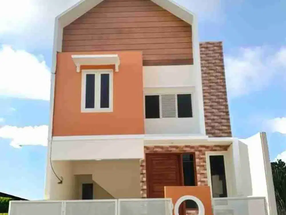 Rumah Baru 2 Lantai Model Scandinavian siap Huni di Medokan Ayu, Rungkut, Sby Timur