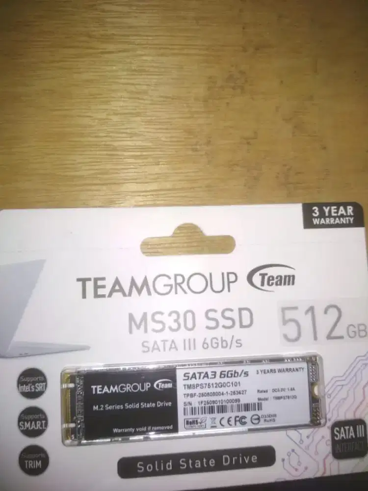 DIJUAL CEPAT M2 SATA ms30 512gb MASIH SEGEL EDISI SALAH BELI