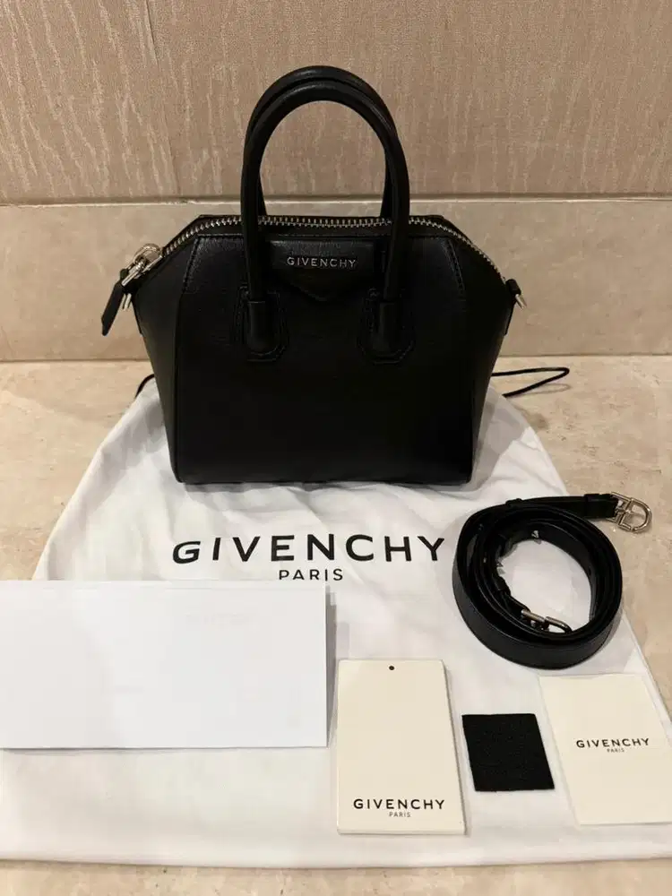 Givenchy Mini Antigona Complete Set with Copy Receipt