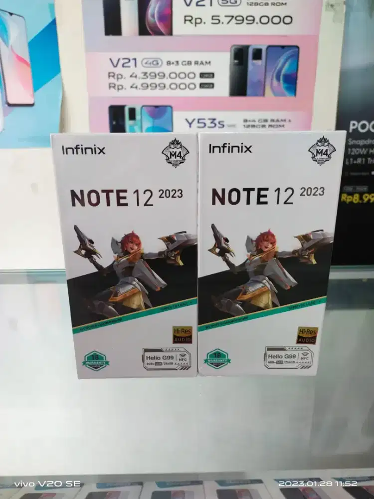 Infinix NOTE 12 2023 8/128 GB NFC Helio G99 Camera 50 MP Garansi Resmi