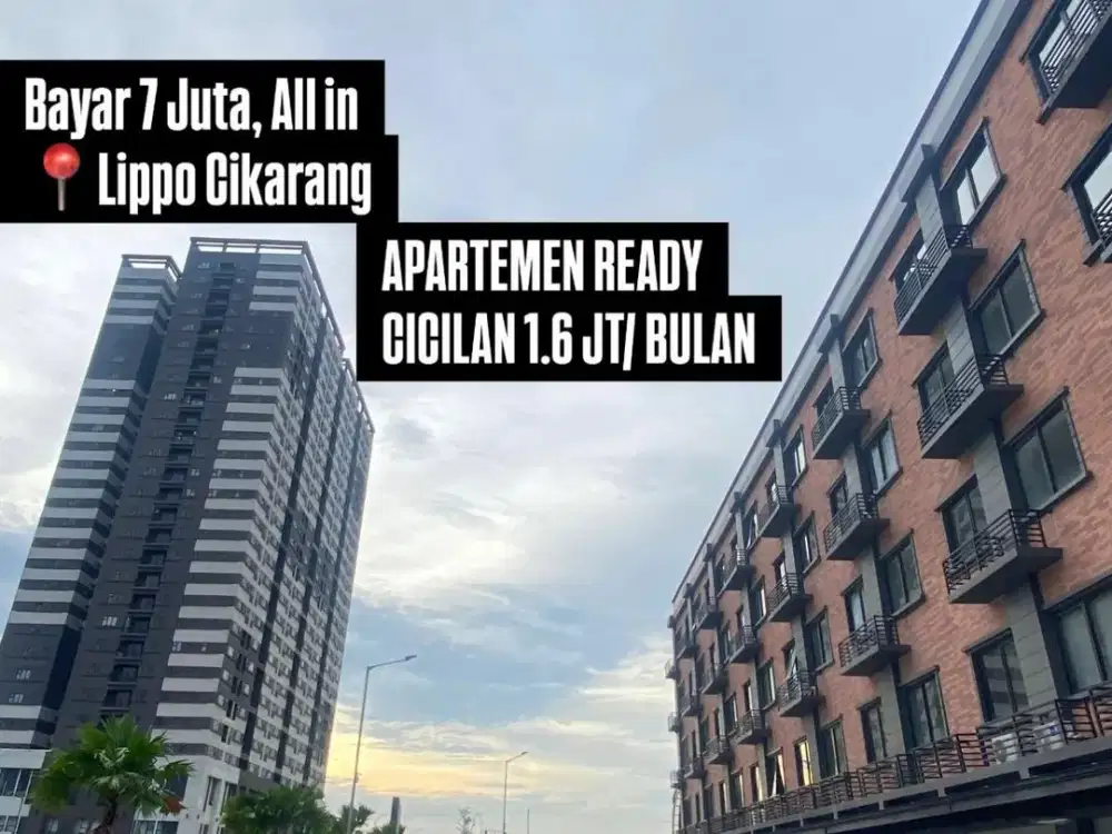 1.6 Jt/bln Apartemen Dijual Dekat Mall Lippo Cikarang Selatan