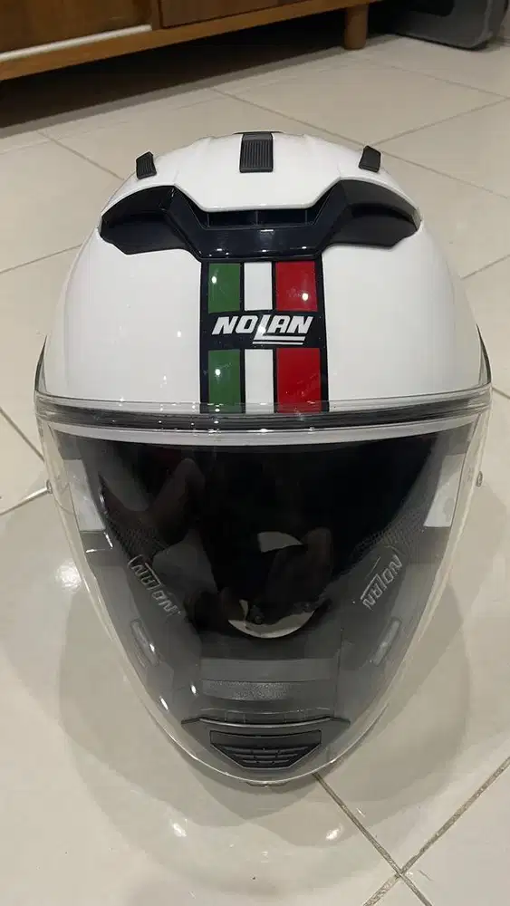 Helm Half Face / Full Face Nolan N70 2GT Warna Putih
