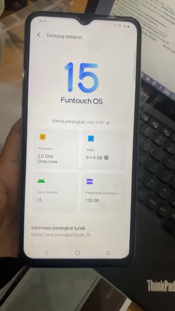 Hp Vivo y18 fulset 1.3nego tipis orian semua