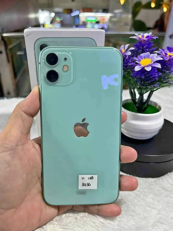 Iphone 11 128gb second indo