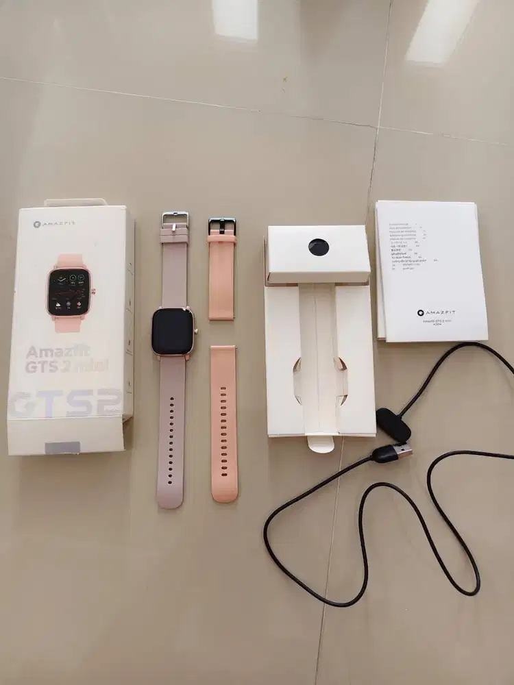 Amazfit GTS 2 Mini Warna Pink Kondisi Like New Mulus