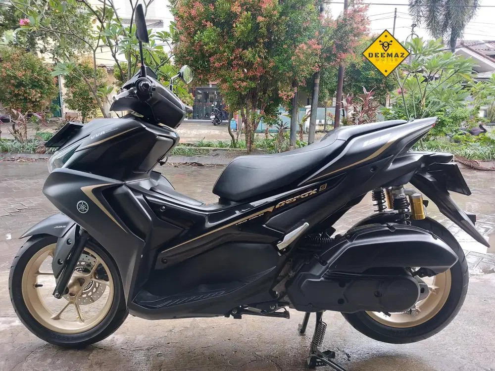 (DP 300 Rb)‼️ Aerox S ABS Keyless Connected Hitam 2021 Cash / Kredit