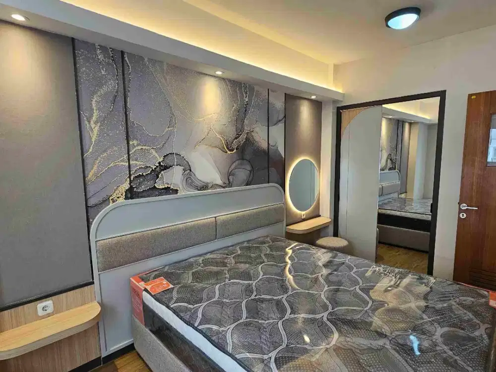 Di sewakan apartemen puncak permai tower A 05-27 surabaya barat. Luas 36m2 view pool
2bed room di jadikan 1bed room. 
*New full furnish*
1. 2unit ac
2. kulkas 2pintu
3. tv 32
4. kompor tanam
5. penghisap asap
6. dispenser
7. Sofa bed uk 80×200
8. springbe