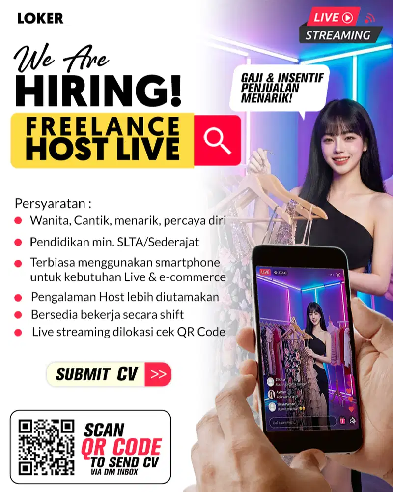 LOKER HOST FREELANCE!