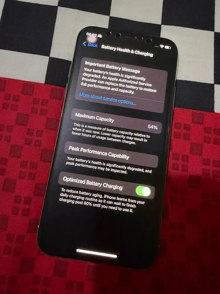 IPHONE X 256GB INTER