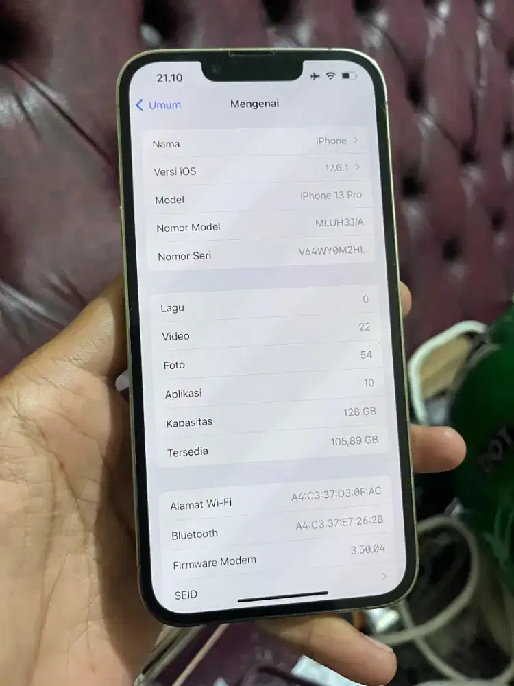 iphone 13 pro inter 128gb