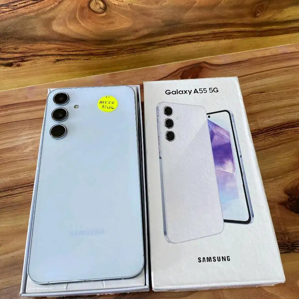 Samsung A55 5g Ram 8/256 GB Mulus Fullset No Minus Garansi Cod/Antar
