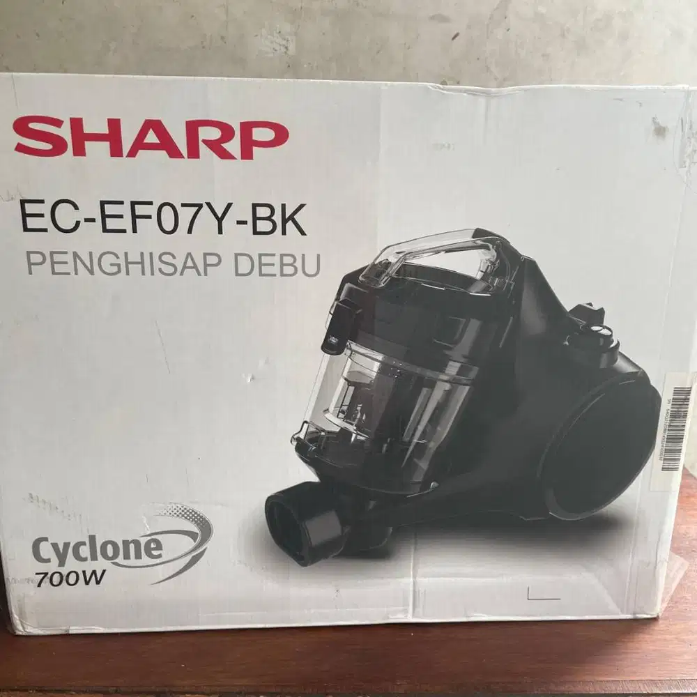 Sharp Bagless Vacuum Cleaner Ec-Ef07Y-Bk Hepa Filter Penyedot Debu