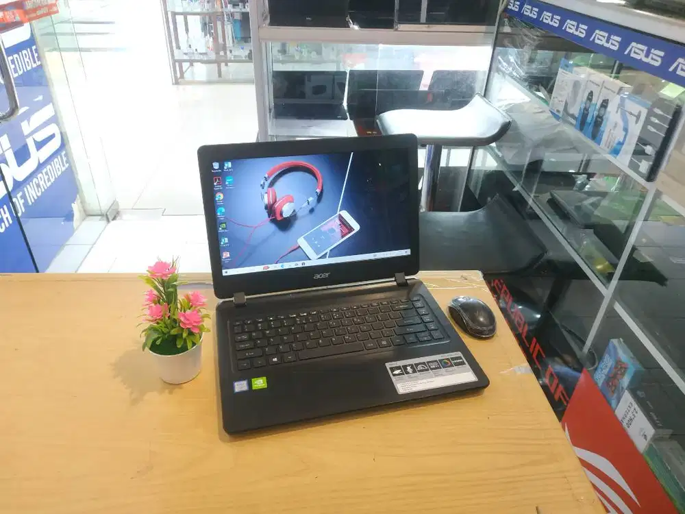 LAPTOP DIJUAL ACER A514-51KG CORE i3 GEN 7 NVIDIA