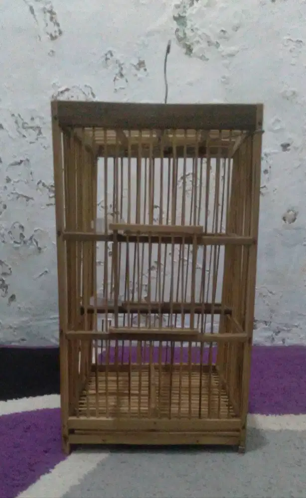 Kandang burcil dari bambu