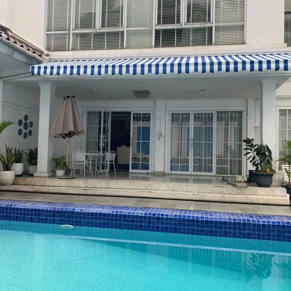 Kanopi kain awening tampias air