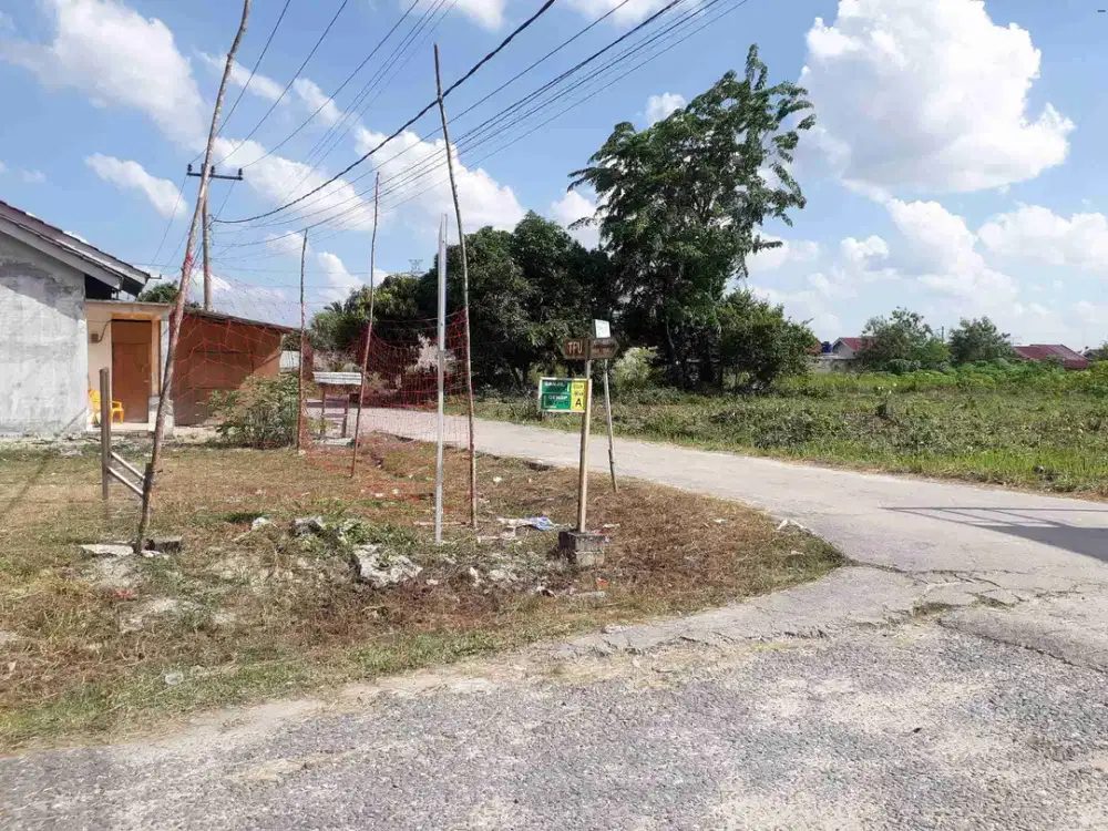 Tanah buat rumah atau kios depan perumahan di MENTANGOR kulim