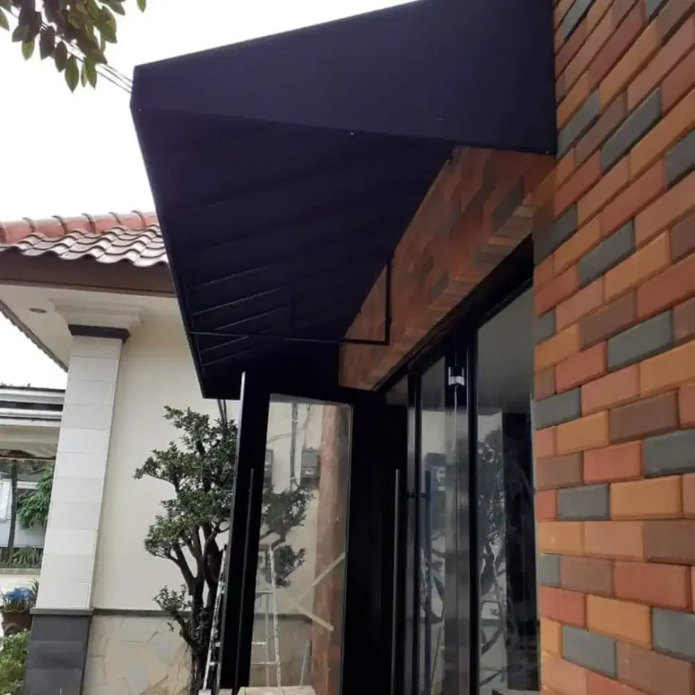 Kanopi kain awening kanopi tampias air hujan