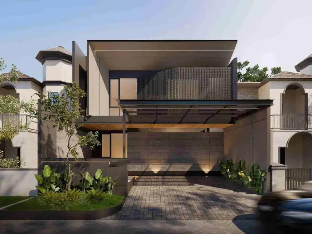 ON PROGRESS RUMAH MODERN MINIMALIS PAKUWON CITY