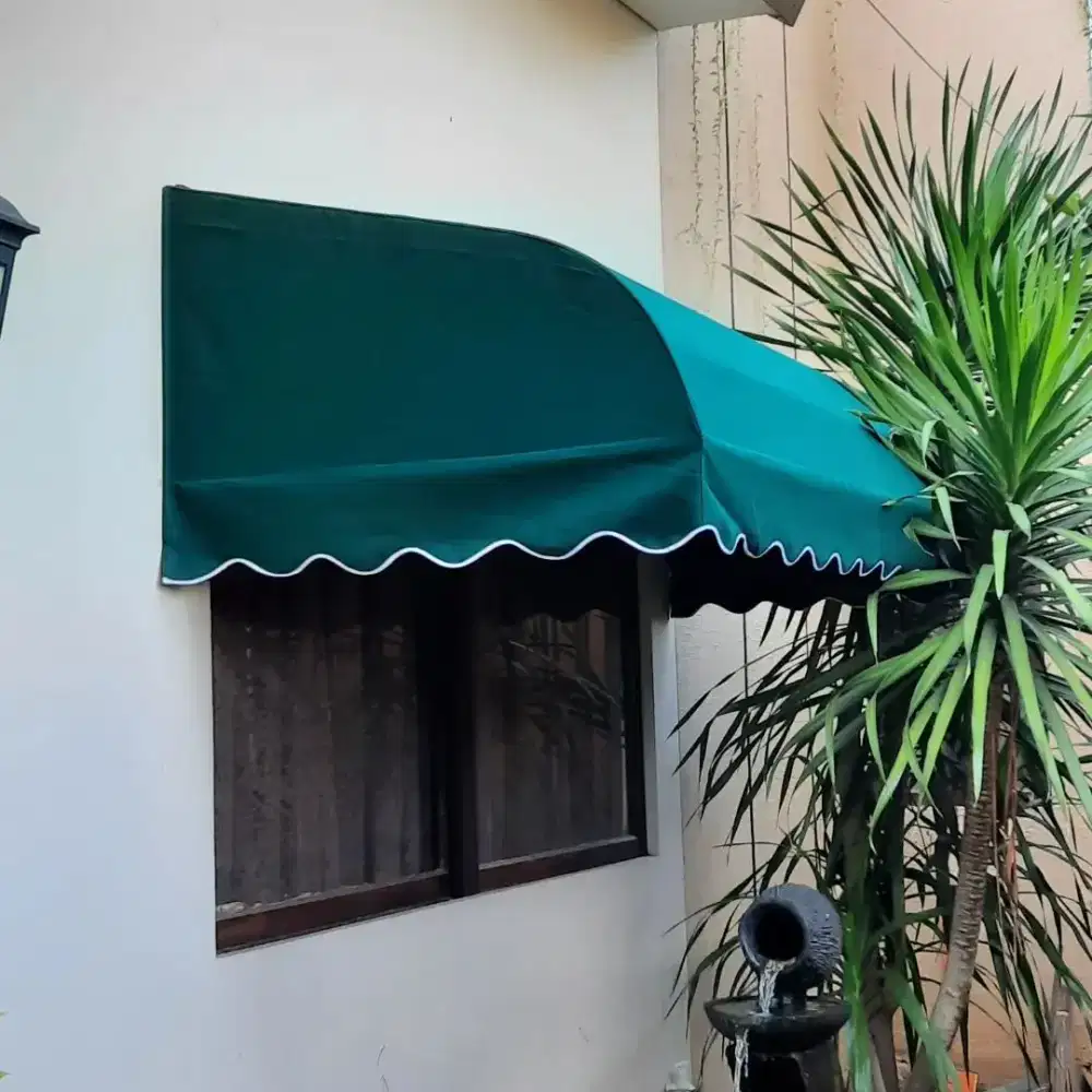 Kanopi kain awening kanopi tampias air hujan