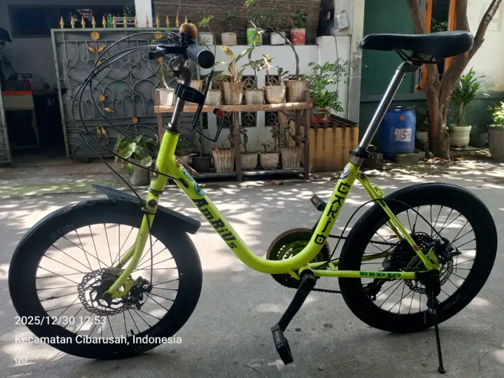 Sepeda minions bergigi speed 7 shimano