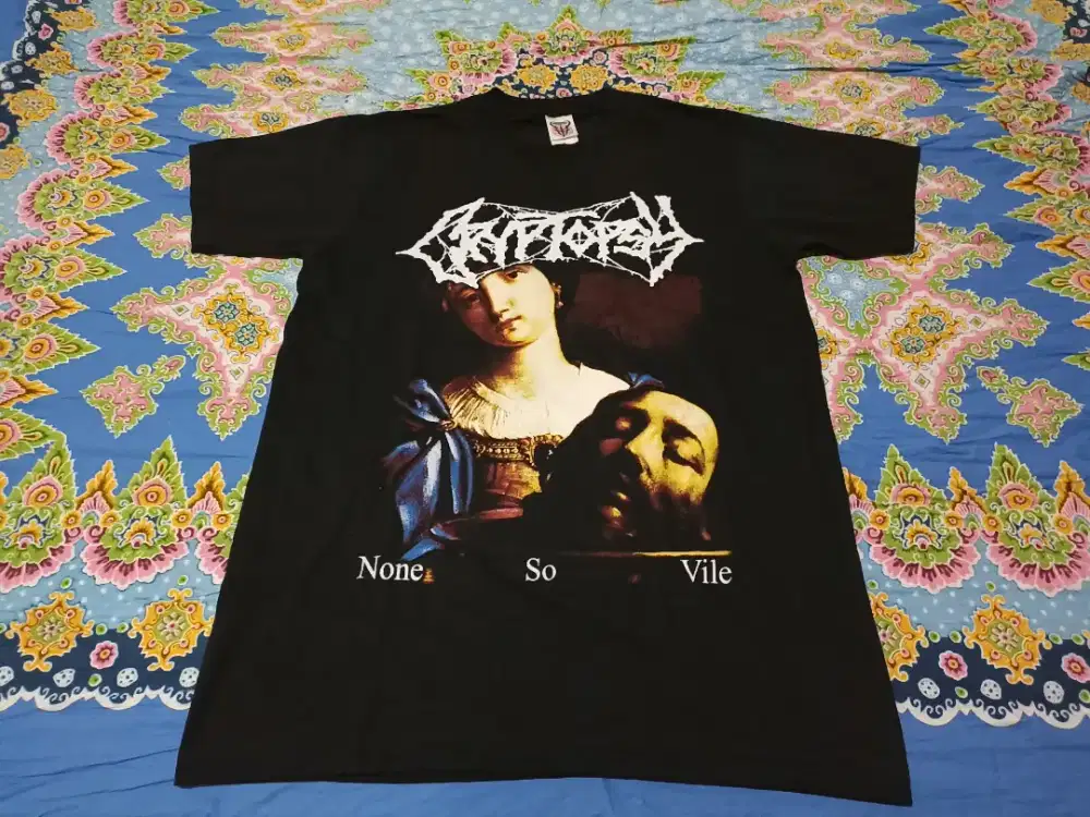 Baju Pakaian Atasan Kaos T Shirt Band Cryptopsy