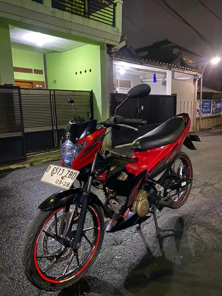 Satria Fu Facelift Merah Hitam Orsinil