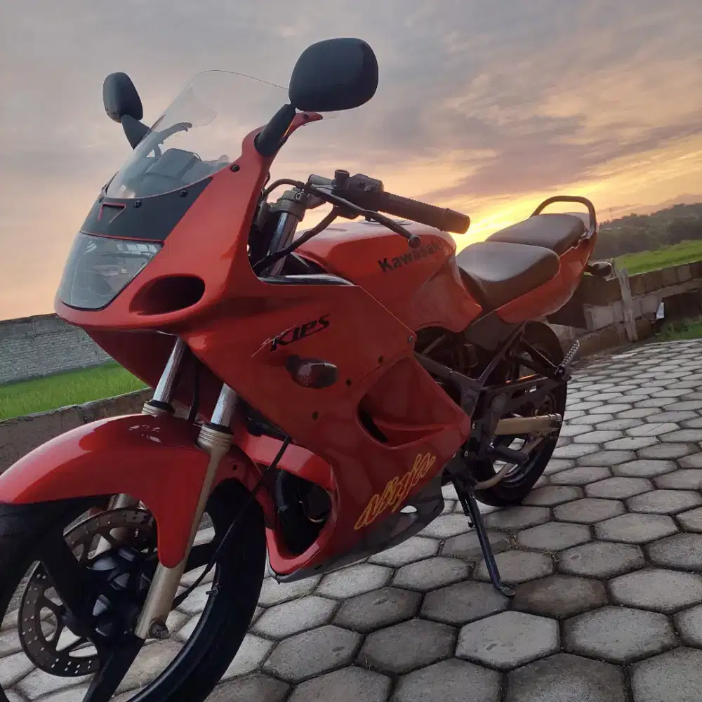 Ninja rr 2007 asli orange