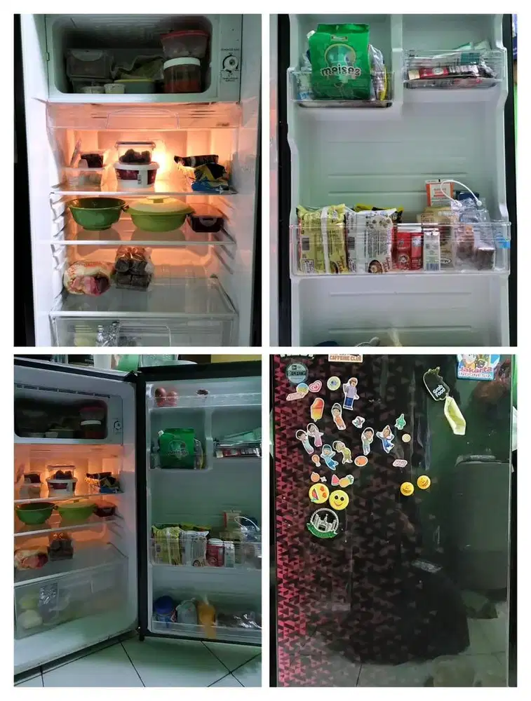 Sharp refrigerator kulkas 1 pintu 133L