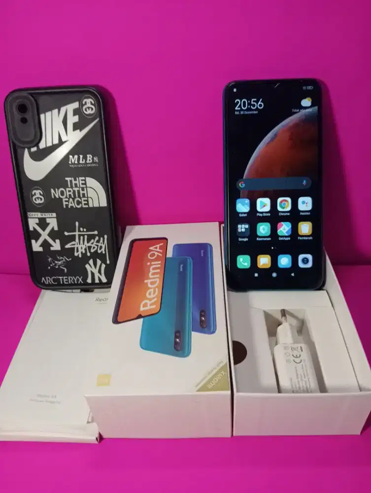 Redmi 9a Ram 3/32 4g Lte segel lengkap mulus