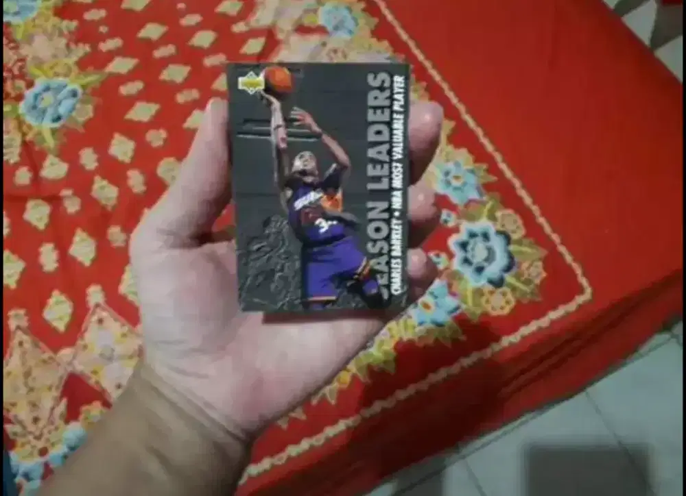 Kartu Basket Charles Barkley Season Leaders NBA MVP