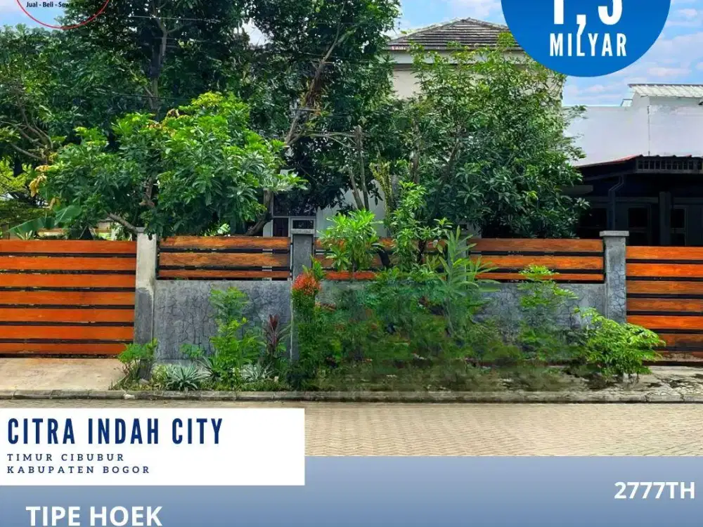 Dijual Rumah Hoek Tanah Luas Di Cluster Platinum Lokasi Bebas Banjir