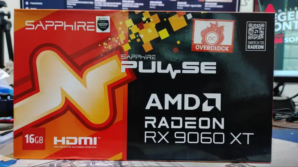 RX 9060 XT 16GB SAPPHIRE 1 BULAN PENGGUNAAN