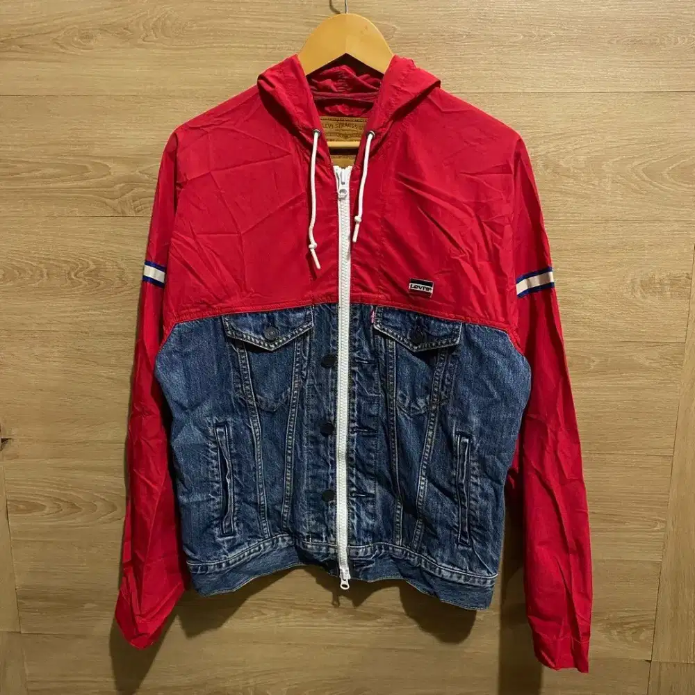 Levis Hybrid Jaket denim trucker outdoor windbreaker original