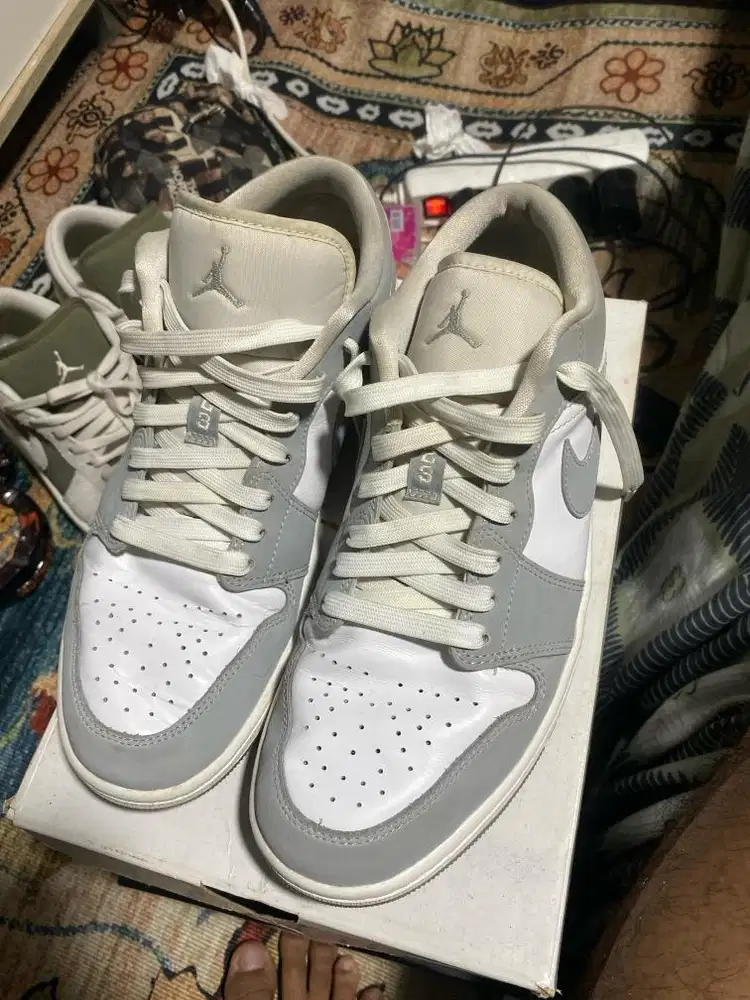air jordan 1 low wolf gray WMNS