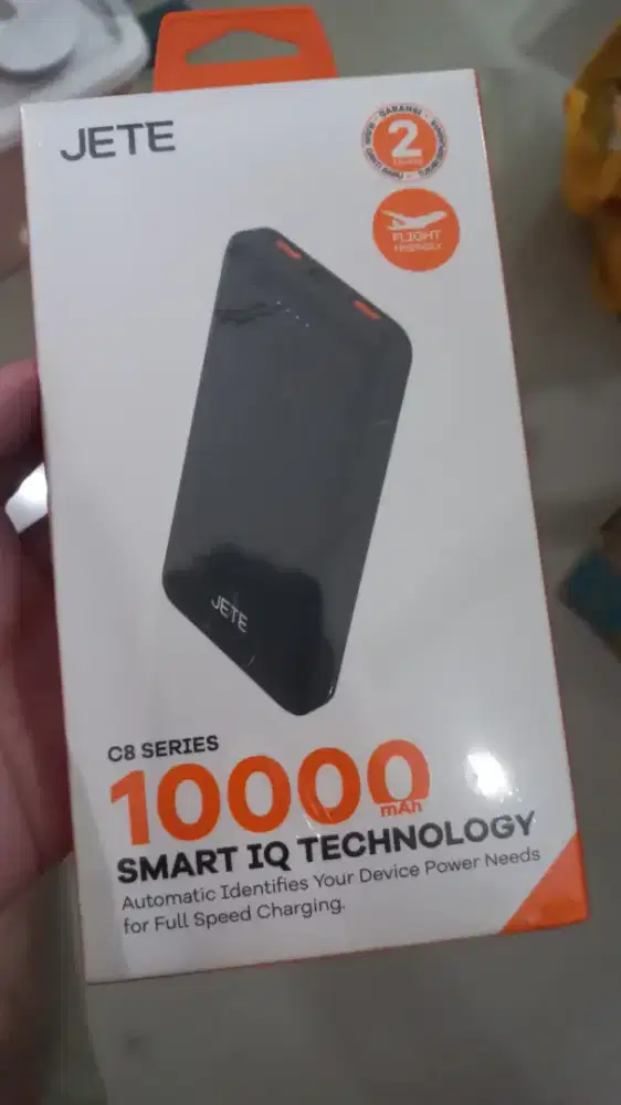 Powerbank JETE 10000 mAh charger fast charging baru segel untuk all hp