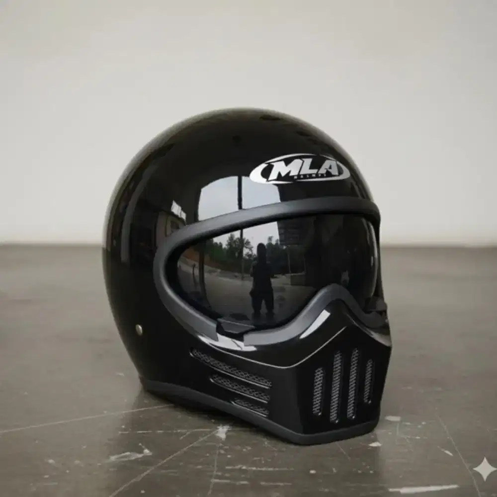 Helmet cakil fullface MLA ukuran M