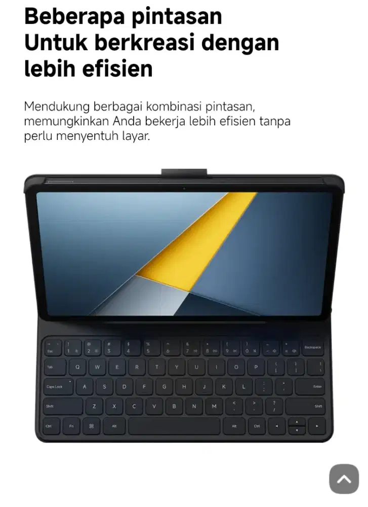 Keyboard dan Casing original untuk Poco Pad M1