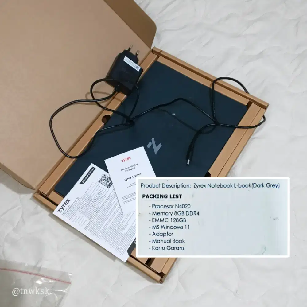 Notebook Zyrex Look N4020 8/128 grey