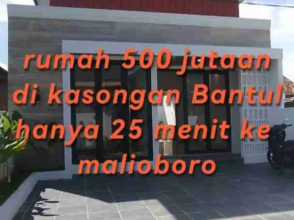 rumah baru, siap huni di kasongan bantul