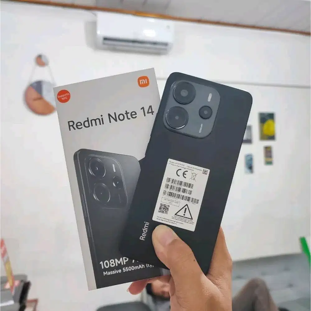Jual Redmi Note 14 Ram 8/128 Fullset Mulus No Minus Baterai Awet