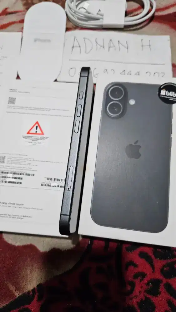 Iphone 17 256gb resmi fullset ori