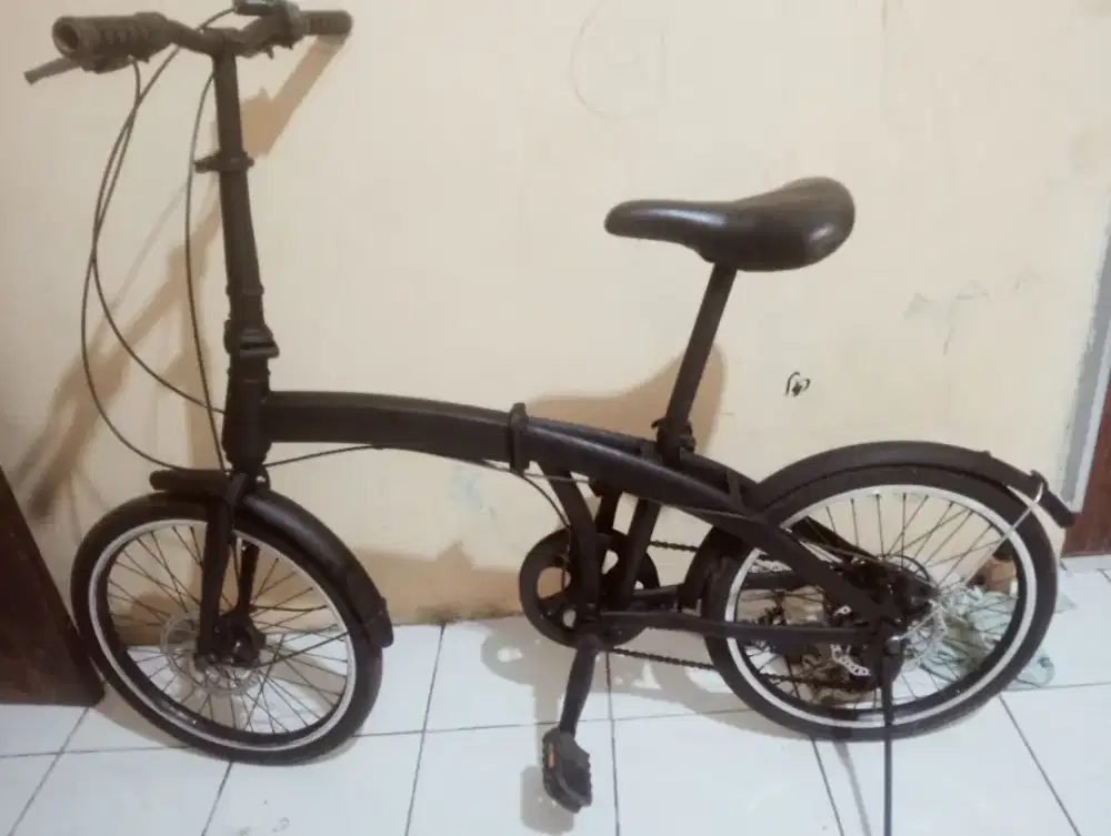 Sepeda lipat ring 20 double cakram